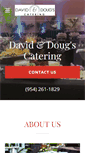 Mobile Screenshot of davidanddougscatering.com